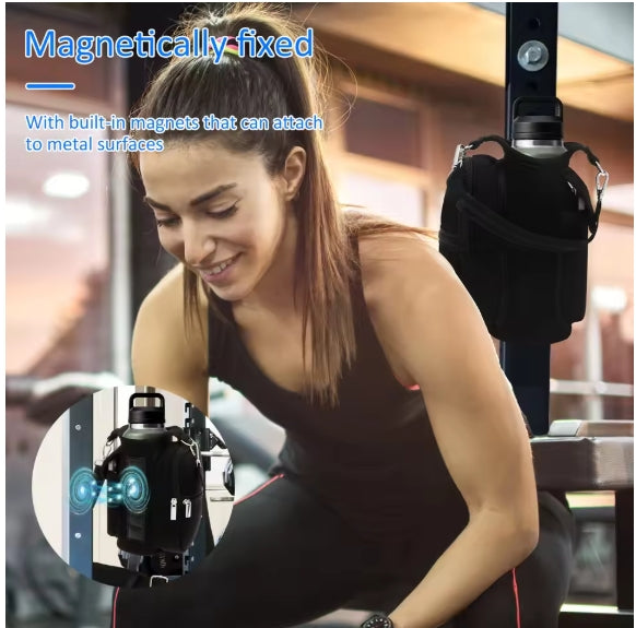 Magnetic Gym Water Bottle Bag™