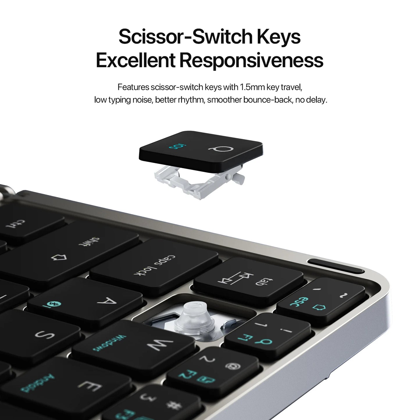 Portable Touchpad Foldable Wireless Keyboard™