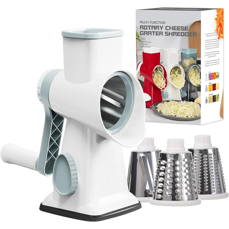 LMETJMA 3-in-1 Rotary Cheese Kitchen Grater™