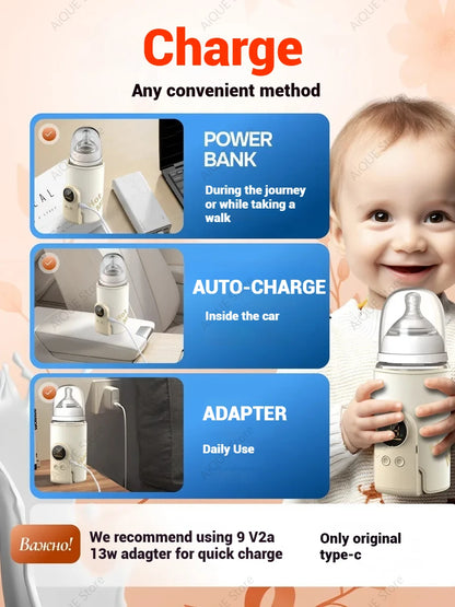 **WarmNest Portable Baby Milk Warmer™**