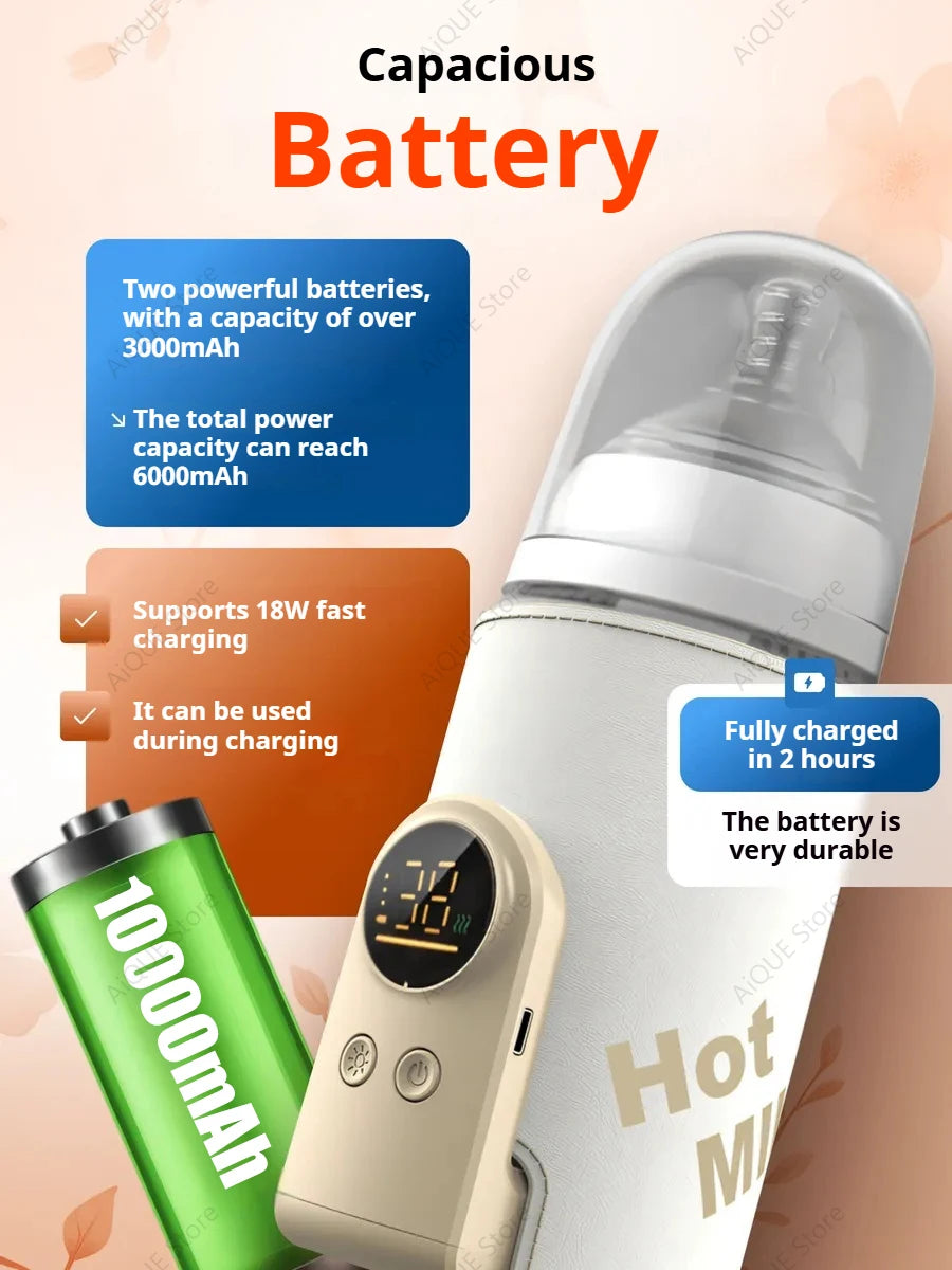 **WarmNest Portable Baby Milk Warmer™**