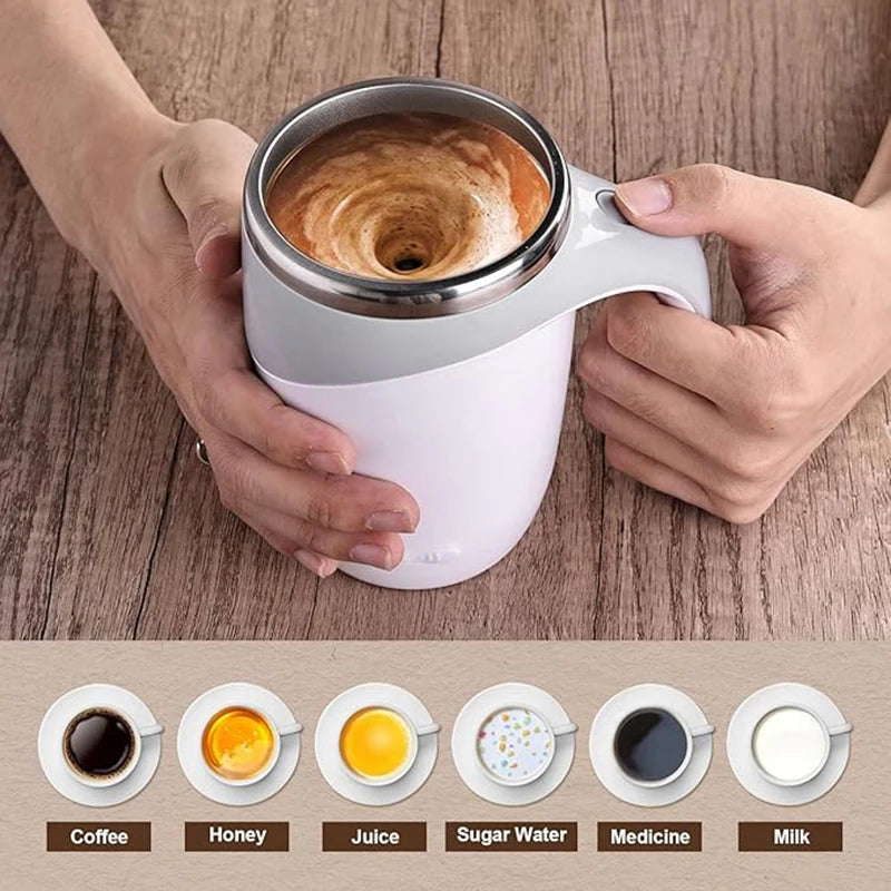 Effortless Magnetic Stirring Mug™