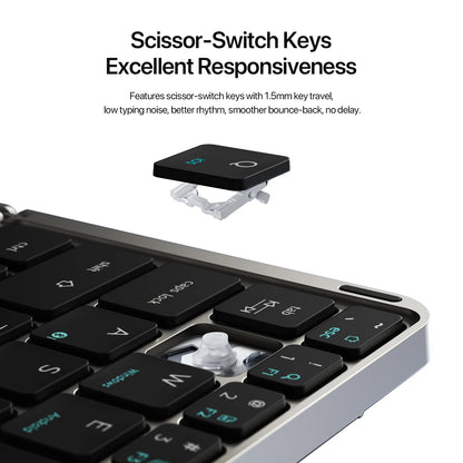 Portable Touchpad Foldable Wireless Keyboard™