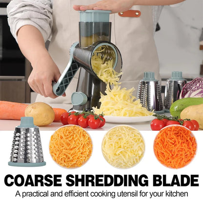 LMETJMA 3-in-1 Rotary Cheese Kitchen Grater™
