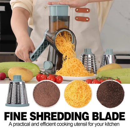 LMETJMA 3-in-1 Rotary Cheese Kitchen Grater™