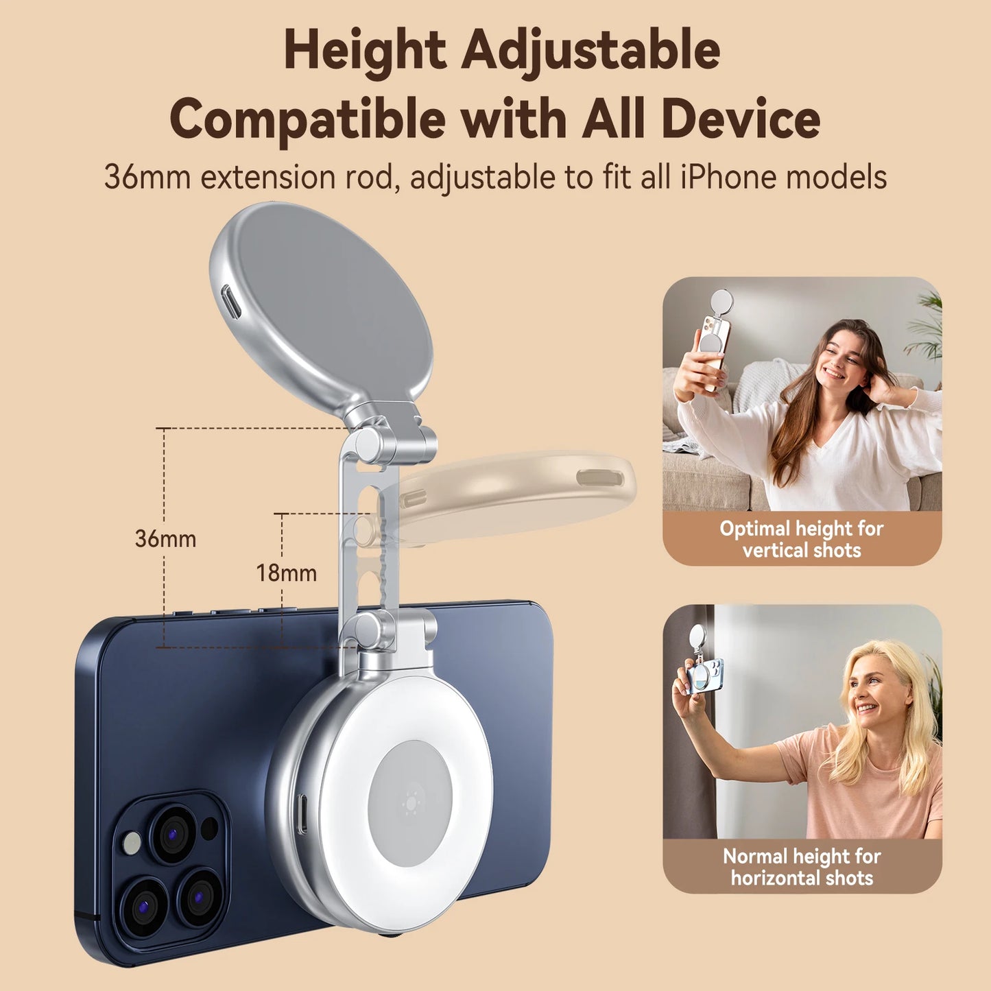 MagSafe Light Portable Selfie Best Light for Phone™